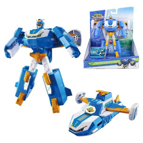 Avión Toy Playset Super Wings World con base móvil