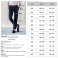 thumbnail image 4 of IZOD Men's Performance Stretch Straight Fit Flat Front Chino Pant, Black, 40W x 32L, 4 of 6