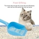 thumbnail image 5 of Depets Pala para arena para gatos, pala para arena con listones anchos, pala para arena para gatos para pellets de pino, pala para tamiz de arena de plástico duradero, 5 of 7