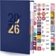 thumbnail image 1 of Agenda 2026 Español, A5 Planificr Diario, Organizr Diario de Enero a Diciembre 2026, Planificr Semanal, con 5 Pegatinas de Colores, para Mujer y Hombre, para Oficina, Escuela (Azul rey), 1 of 4
