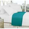 thumbnail image 2 of Elegant Comfort 1500 Premium Hotel Quality 1-Piece Flat Sheet, Softest Quality Microfiber - Queen Turquoise, 2 of 4