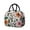 Pioneer Flower And-1, variant on Obrewu Pioneer Flower and Bird Lunch Bag for Adult, Insulated, Leakproof, Oxford Cloth