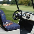 thumbnail image 6 of Pzuqiu Patriotic Bald Eagle Golf Cart Seat Cover Set , Breathable & Washable, Universal Fit for EZGO, Club Car & Yamaha 2-Passenger Carts, 6 of 10