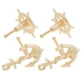 thumbnail image 1 of Minkissy 4 Pcs Boutons Décoratifs en Alliage de Zinc Design Vintage Poignées de Roue d'Expédition pour Placard, 1 of 6