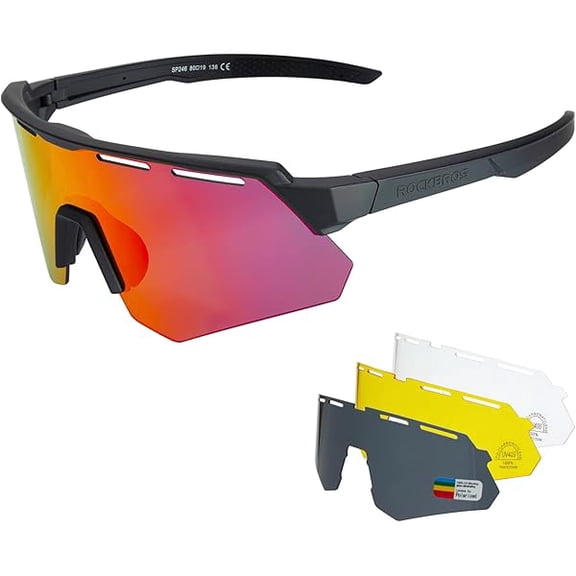 Polarized Sports Sunglasses for Men Baseball Cycling Sunglasses UV400 Protection for Women Men