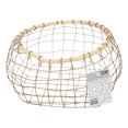 Homezone Gold Wire Basket
