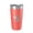 Coral, variant on Lake Segovia Map Tumbler Travel Mug Insulated Laser Engraved Coffee Cup Hot Springs Village Arkansas 20 oz Teal