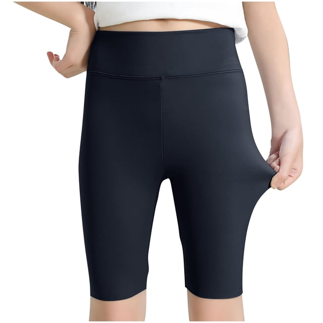 Girls Volleyball Shorts Kids Athletic Biker Dance Gymnastics Compression Running Shorts 2-12 Years