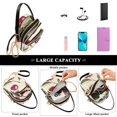thumbnail image 5 of FORMRS Crossbody Bag for Women Quilted Travel Shoulder Cell Phone Purse with Chain Strap Handbag, Cute Cherry, 5 of 7