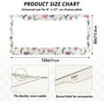 thumbnail image 4 of GZHJMY Tulip Flowers License Plate Frame 2 Pack 2 Holes Car Aluminum License Plate Holder Automotive Parts Decoration Universal with Screw Caps Cover, 4 of 7