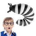 thumbnail image 3 of Muyoka Fidget Slug Toy Articulado Stretch Slug Fidget Toy Sensory Stress Relief Slug Toys Fun Crawling Sensory Toy Se puede torcer casualmente Agradable Descompresi贸n Liberar estr茅s para ni帽os Adultos, 3 of 6