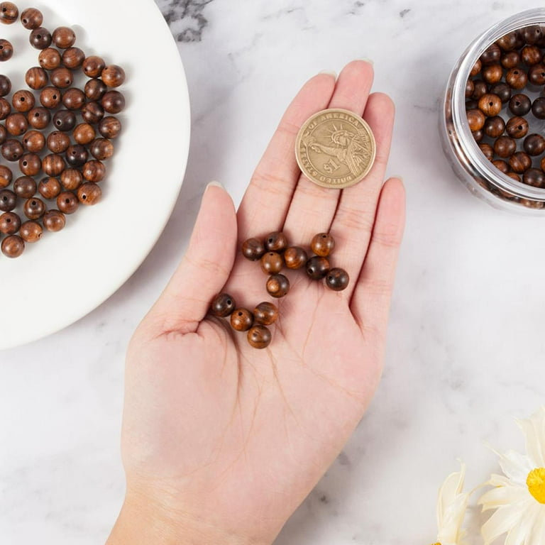 Small wooden beads for jewelry sales making