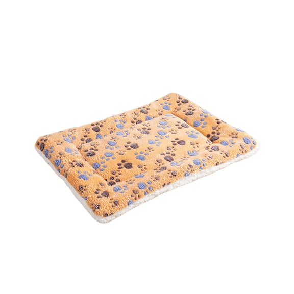 Cheapark Winter Plush Pet Bed & Mat - Thick Warm Soft Pet Sleeping Pad for Dogs Cats - All-Season Comfortable Rest Surface for Indoor Pets