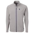 thumbnail image 2 of Men's Cutter & Buck Gray Villanova Wildcats Adapt Eco Knit Hybrid Recycled Big & Tall Full-Zip Jacket, 2 of 3