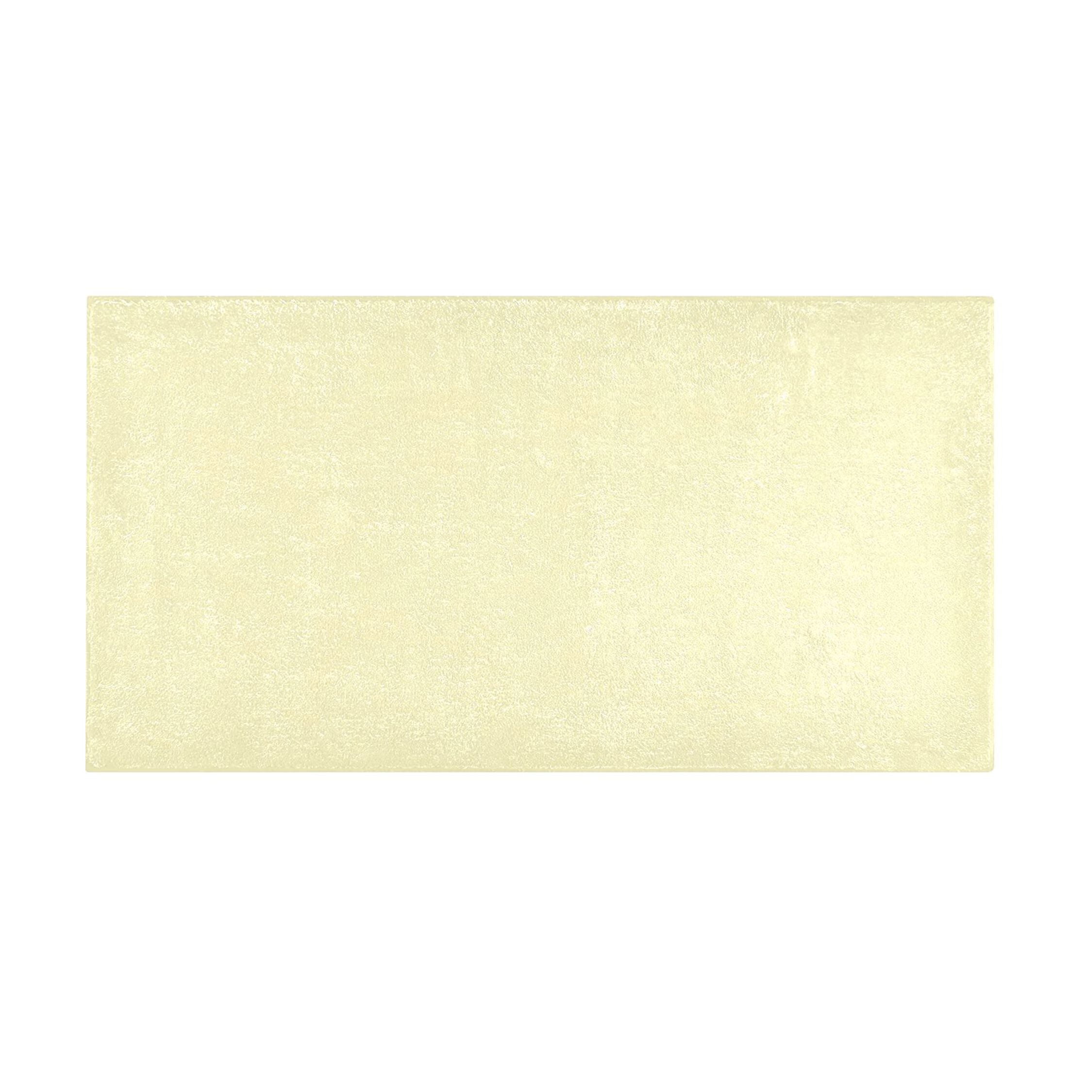 Pale Yellow Bath Mat 39x20 Non-Slip Bathroom Rugs Absorbent Soft Plush Quick Dry for Tub Shower Kitchen Home Decor