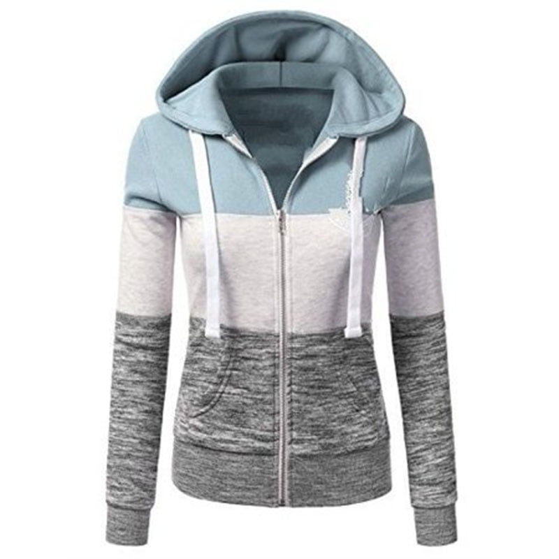women's thin zip hoodie