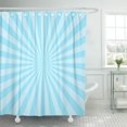 thumbnail image 1 of ABPHQTO Burst Sun Ray Azul Dos tonos Colores Resumen Sunburst Beam Bright Energy Flare Light Baño Cortina de ducha 165x180 cm ABPHQTO PKNMT66x72Shower-9163, 1 of 2
