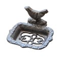 thumbnail image 3 of Jabón Bandeja de jabón Soporte de jabón resistente Caja decorativa de estilo rústico de estilo vintage para la ducha de jardín de la encimera, 3 of 9