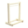 thumbnail image 4 of MERIGLARE Wood Doll Garment Rack Storage Shelf Lovers Accessories Display DIY Projects Portable for Kids Doll Clothing Rack Organizer S, 4 of 9