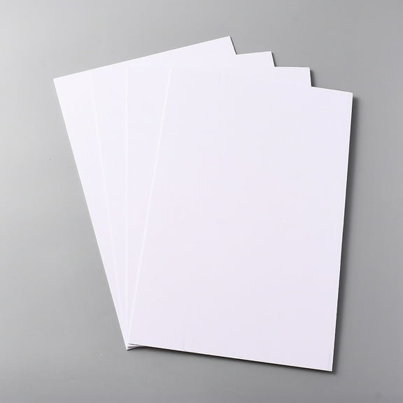 5pcs PVC Plastic Board Polyethylene PE Board for Sand Table Craft White 300x200x2mm