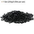 thumbnail image 3 of Uxcell 250g/0.55lb 3-6mm Glass Stones Pebbles Decor for Vase Filler Aquarium, Black, 3 of 6