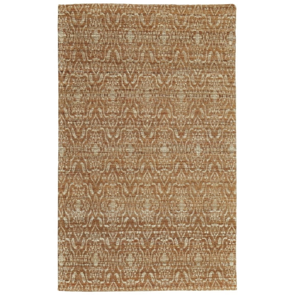Feizy Lilliana Transitional Geometric, Orange/Tan, 5' x 8' Area Rug Handmade Reversible Farmhouse Diamond Design Carpet for Living Dining Bed Room