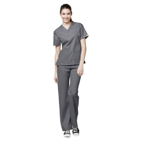 

WonderWink Origins Women s Bravo V-Nect Top & Quebec Cargo Pant Scrub Set