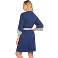 thumbnail image 4 of Guardurnaity Vestido de punto de maternidad Mujeres embarazadas Ropa de dormir elástica Madre Enfermería Lactancia Entrega elegante Ropa de dormir Accesorios de disfraces METRO, 4 of 6