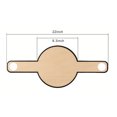 thumbnail image 4 of Guardoinrt Silicone Baking Mat Cake Transfer Sling with Long Handle Pastry Sheet Air Fryer Liner Restaurants Chef Kitchen Brown 1Set, 4 of 6