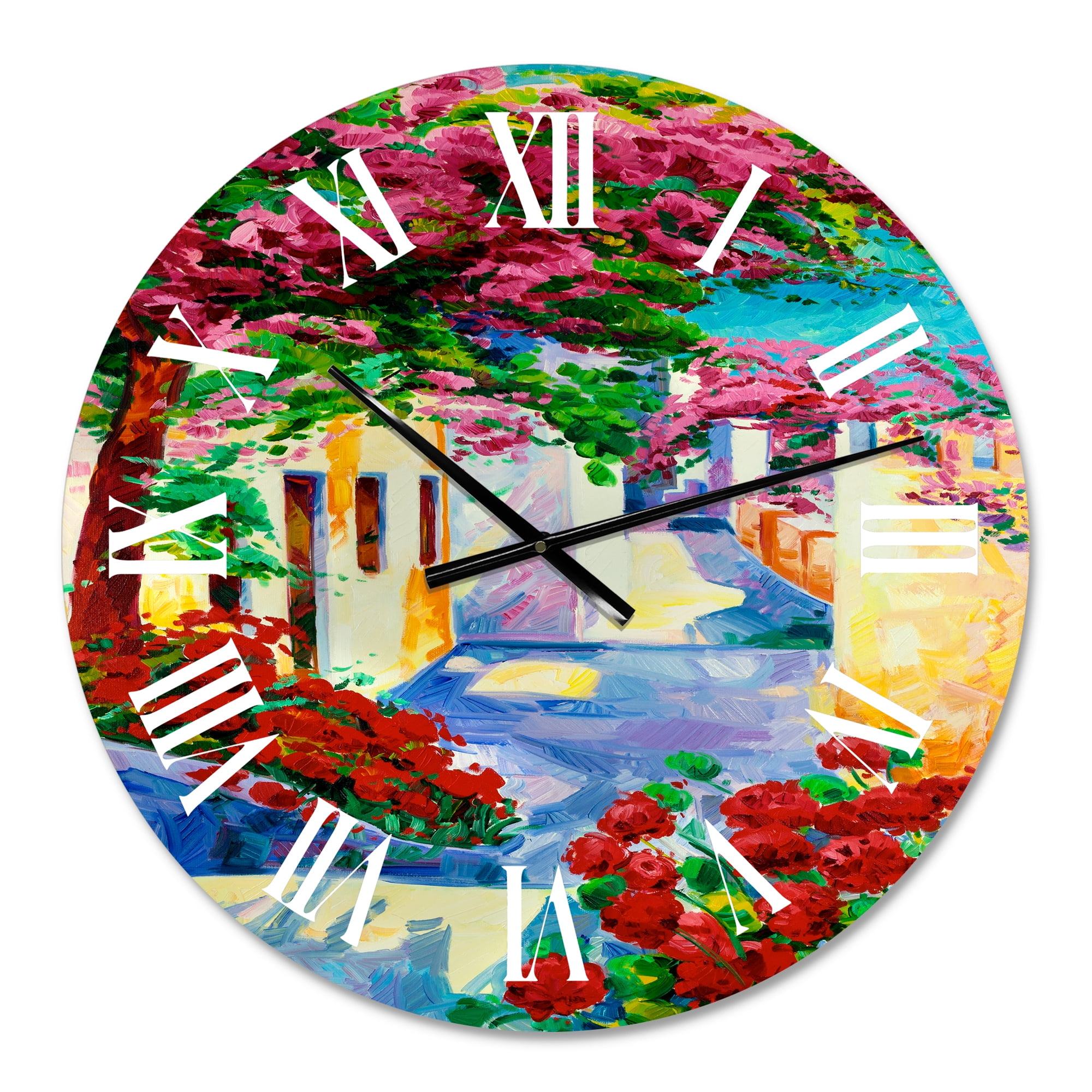 Designart 1 in Quartz Coastal Wall Clock