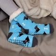 thumbnail image 3 of Women's Classic Winter Fleeced Thermal Cabin Crew Slipper Socks, 07 Dogs, 1 Pair, 3 of 5