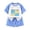 H112-Blue, variant on Toddler Boys Clothing 2Pcs Set Short Sleeve Crewneck T Shirt Elastic Waist Cartoon Print Shorts for Summer(Black,2-3 Y)