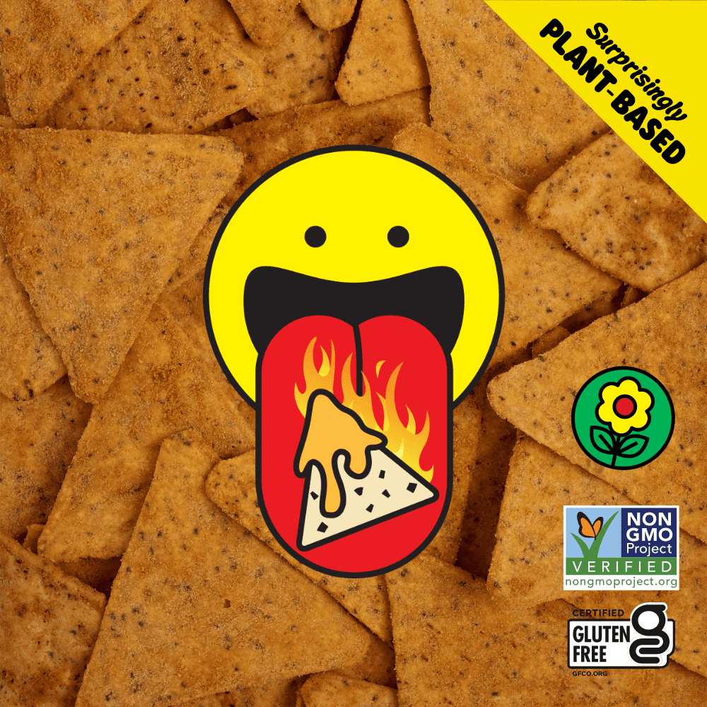 Good Eat'n Spicy Nacho Tortilla Chips - 6oz 9ct Case
