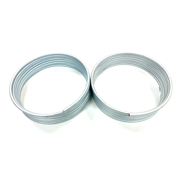 The Stop Shop Two Coils of 25 Foot Zinc Plated 3/8 Inch Tubing - Fuel Replacement Tubing (50 ft total)