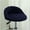 Black, variant on Round Low Back Bar Stool Covers with Elastic Band, Stretchable, Washable, Fits Standard Bar Stools