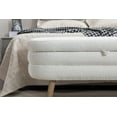 thumbnail image 3 of Storage Bench 48.88" Boucle Fabric Upholstered Entryway Bench with Solid Wood Legs, Ottoman Bench Indoor Bench for Living Room/Bedroom/End of Bed/Entryway (Ivory), 3 of 9