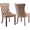 Khaki, variant on LegaHome Dining Chairs Set of 2, Velvet Upholstered Dining Chair with Nailhead Trim&Solid Wood Legs, Button Padded Dining Chairs Set for Kitchen Dining Room Living Room, Blue