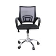 thumbnail image 1 of Silla de escritorio The Shop Ejecutiva oficina altura ajustable ergonómica negr the shop 95, 1 of 4