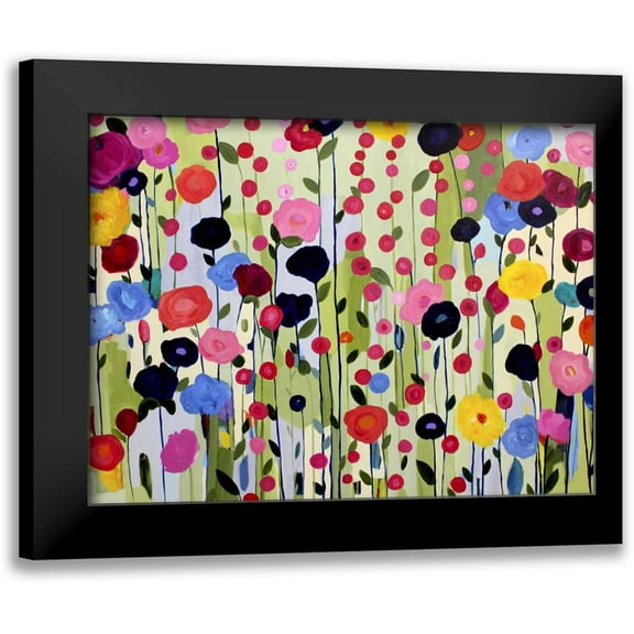 Schmitt, Carrie 14x12 Black Modern Framed Museum Art Print Titled - She Found a Place to Bloom
