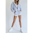 thumbnail image 5 of Lady cute hoodie teen girl fall jacket oversized sweatshirt casual drawstring clothes zipper Y2k hoodie with pockets, 5 of 5