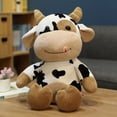 thumbnail image 4 of Muñeco de peluche de vaca, lindo juguete de vaca, vaca de peluche, animal de peluche, muñeco de vaca suave, regalo de cumpleaños para niños, 40 cm TUNC Sencillez, 4 of 5