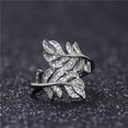 thumbnail image 3 of K-KED Pretty Women Wedding Party Delicate Jewelry Cubic Zircon 925 Silver Ring Sz 6-10-10-Style 5, 3 of 6