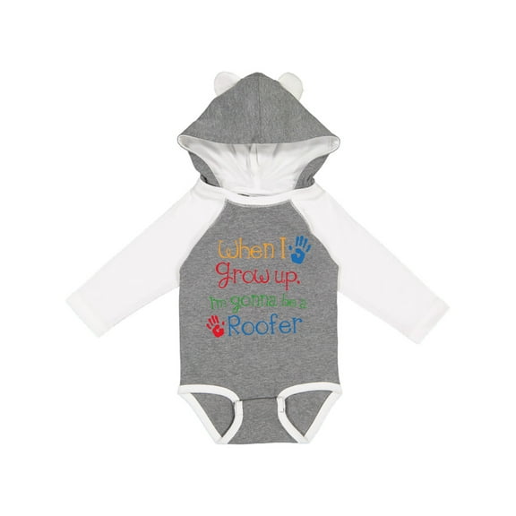 Inktastic Roofer Future Boys or Girls Long Sleeve Baby Bodysuit