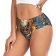 thumbnail image 2 of Fotbe Colorful Owl Tattoo Art Calzones Estampados para Mujer – Ropa Interior de Algodón, Cómoda, Suave y Elástica-Medium, 2 of 6