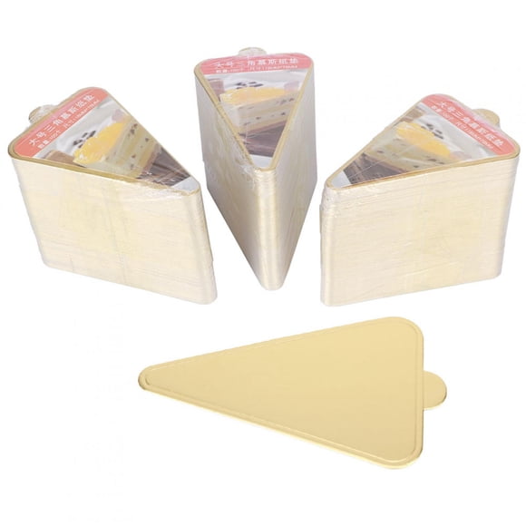 300 Uds. Tablas triangulares para tortas, Base para magdalenas, bandeja de exhibición para postres, herramientas de decoración de cartón