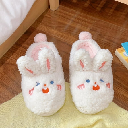 

Slippers Cute Animal Slippers For Women Winter Warm House Slippers Soft Shoes