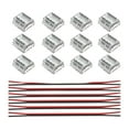 thumbnail image 2 of Conectores de 12 piezas con 6 cables establecidos accesorios conector transparente multipropósito para 2 pines 0.39 pulgadas de, 2 of 8