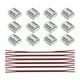 thumbnail image 2 of Conectores de 12 piezas con 6 accesorios de kit de cables de extensión de 15 cm de cable para 2 pines de 0.39 pulgadas de luz instalan fácilmente, 2 of 8