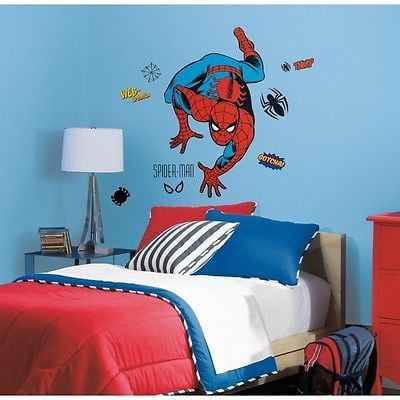 Spiderman Full color sticker Spiderman Full Color Decal Spiderman wall cn 158