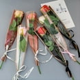 thumbnail image 3 of 50 Piezas de Bolsas de Embalaje de Flores con Mangas de Rosas Individuales, Bolsas de Embalaje de Ramo, Envoltorios Florales para el Día de San Valentín, Rosa, 3 of 5